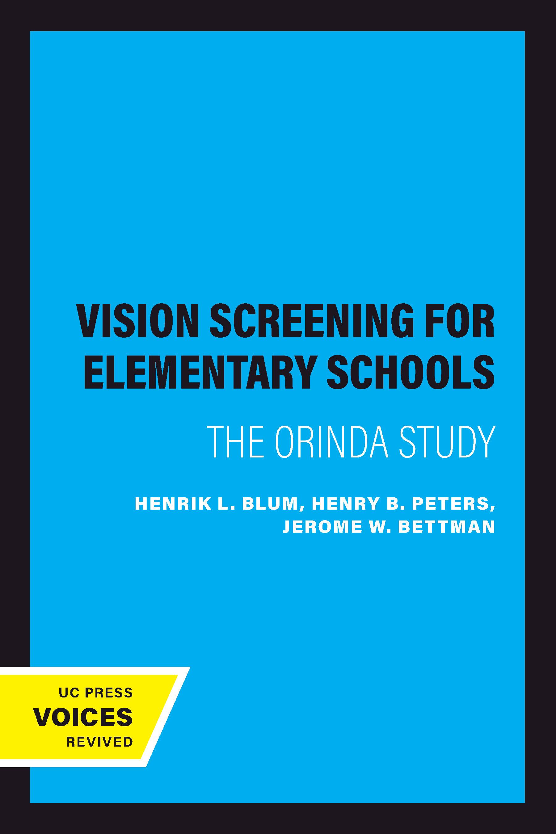 Vision Screening for Elementary Schools