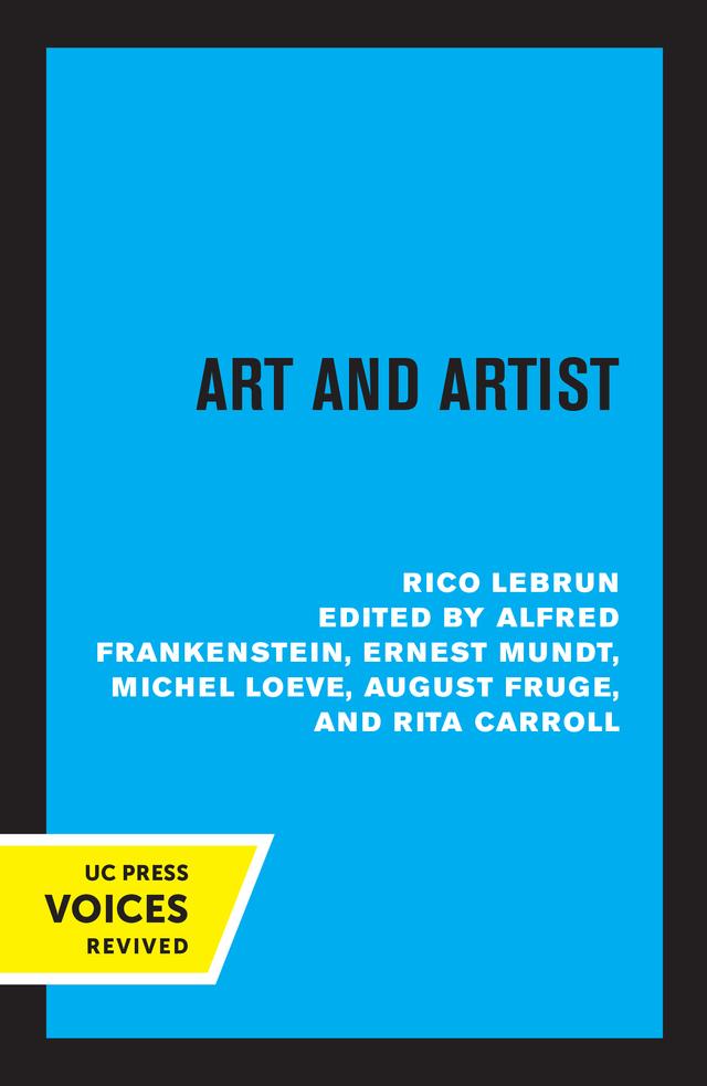 Art and Artist by Rico Lebrun