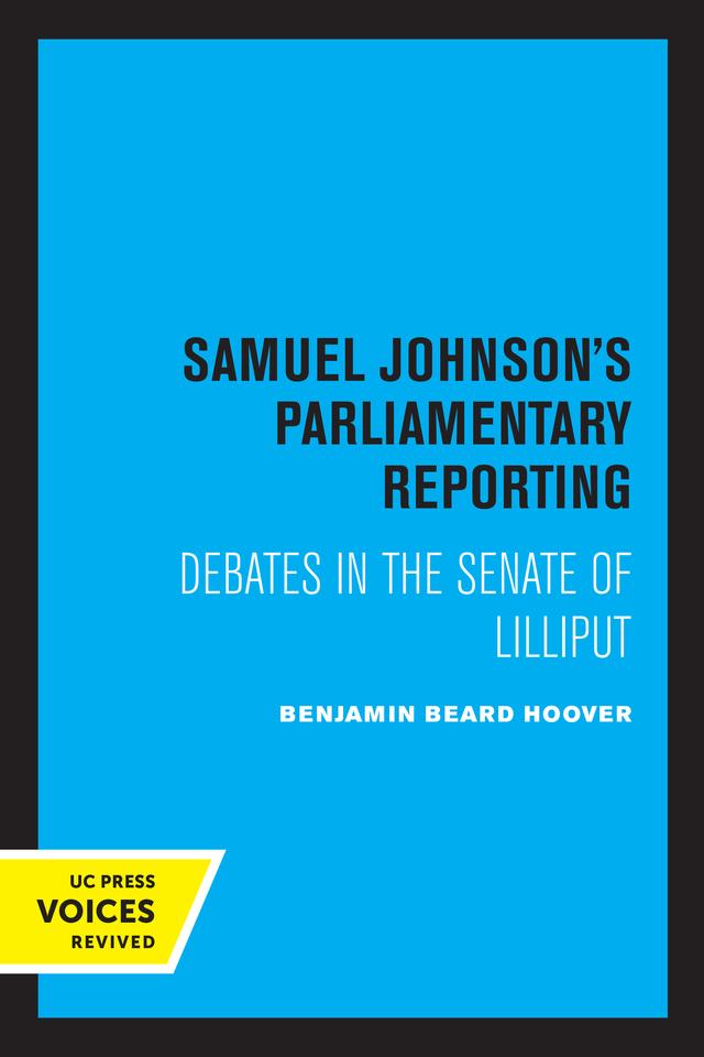 Samuel Johnson's Parliamentary Reporting by Benjamin Beard Hoover