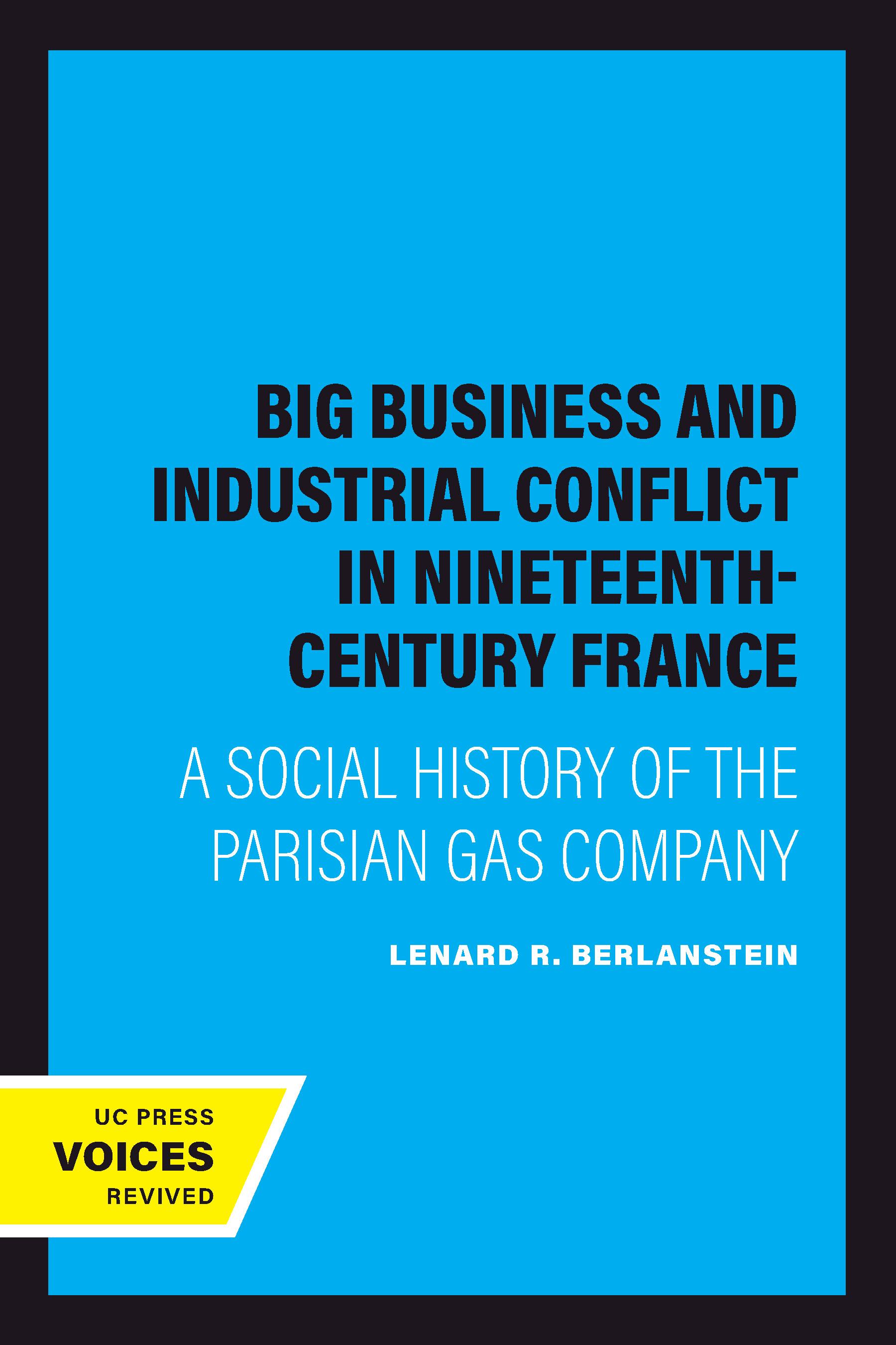 Big Business and Industrial Conflict in Nineteenth-Century France