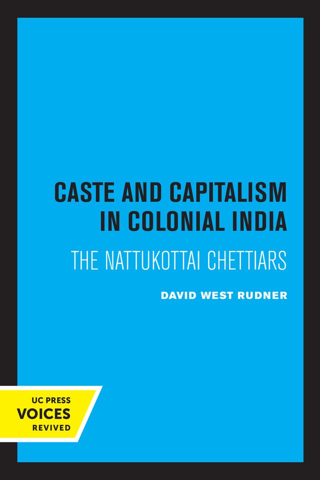 Caste and Capitalism in Colonial India by David West Rudner
