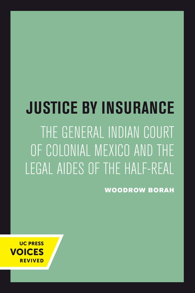Justice by Insurance by Woodrow Borah