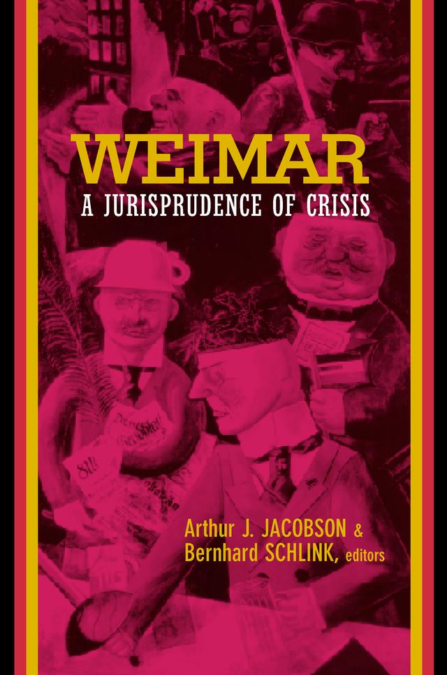 Weimar by Arthur Jacobson, Bernhard Schlink