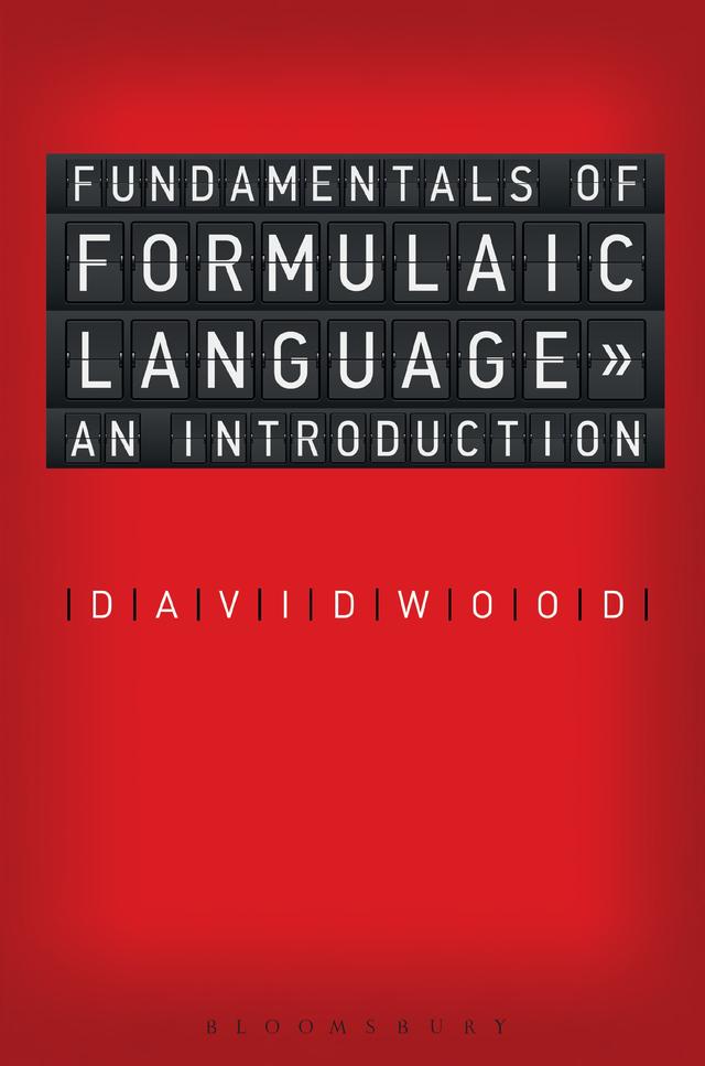 Fundamentals of Formulaic Language by David Wood