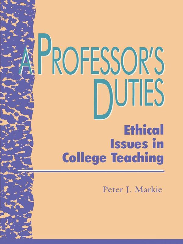 A Professor's Duties by 