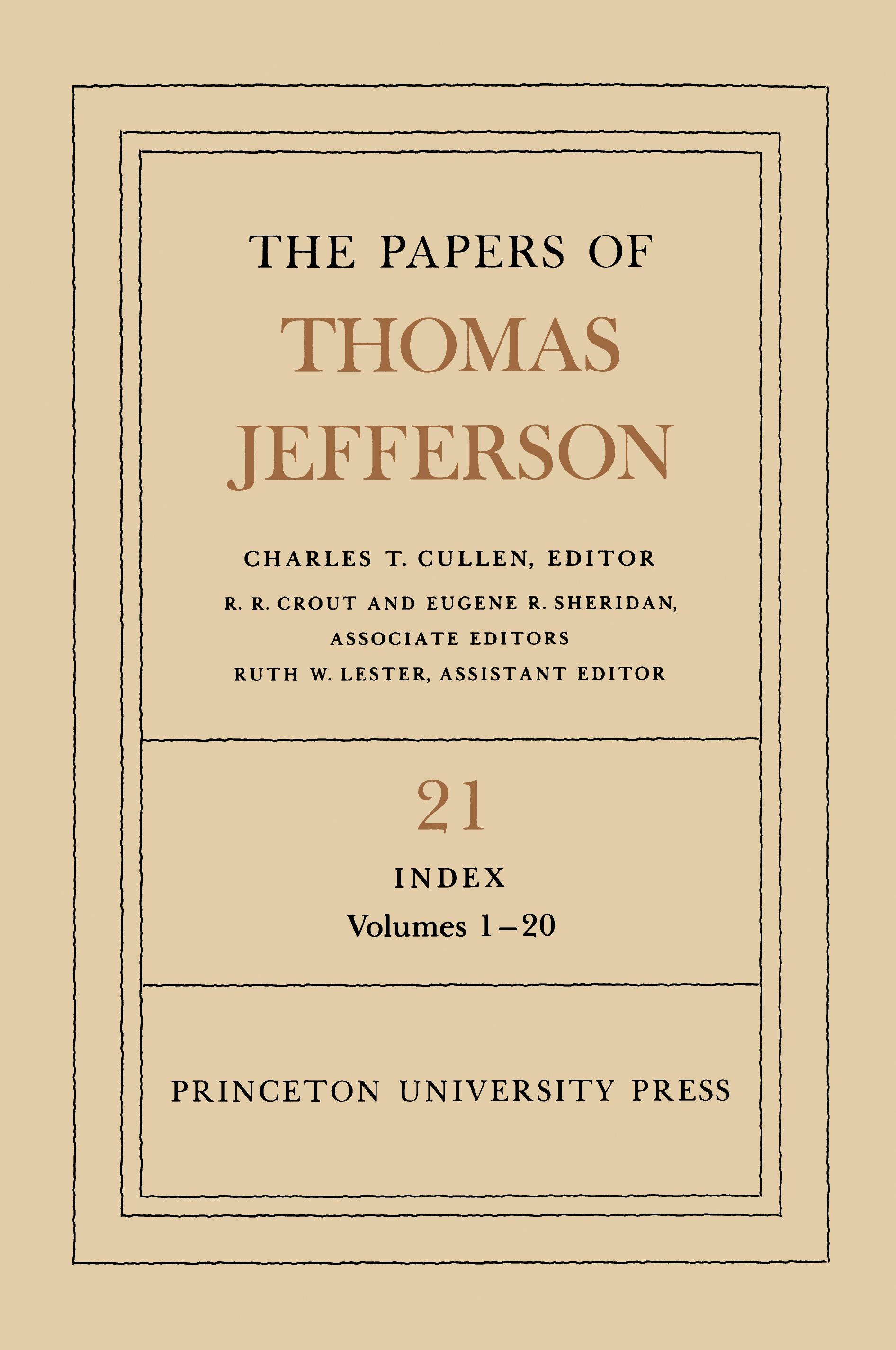 The Papers of Thomas Jefferson, Volume 21