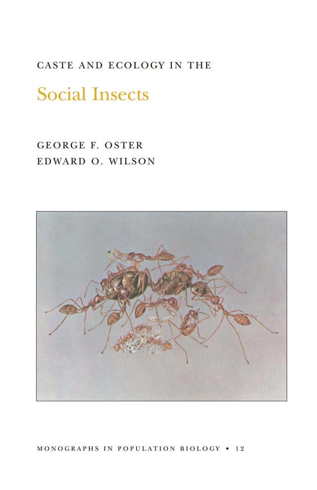 Caste and Ecology in the Social Insects by Edward O. Wilson, George F. Oster