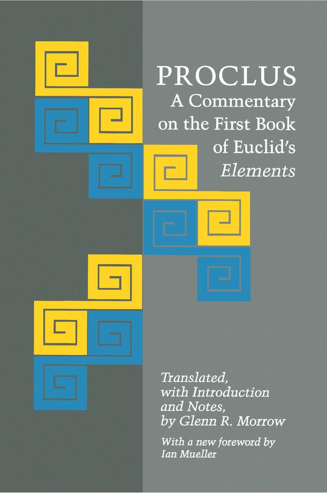 Proclus by Glenn R. Morrow, Proclus