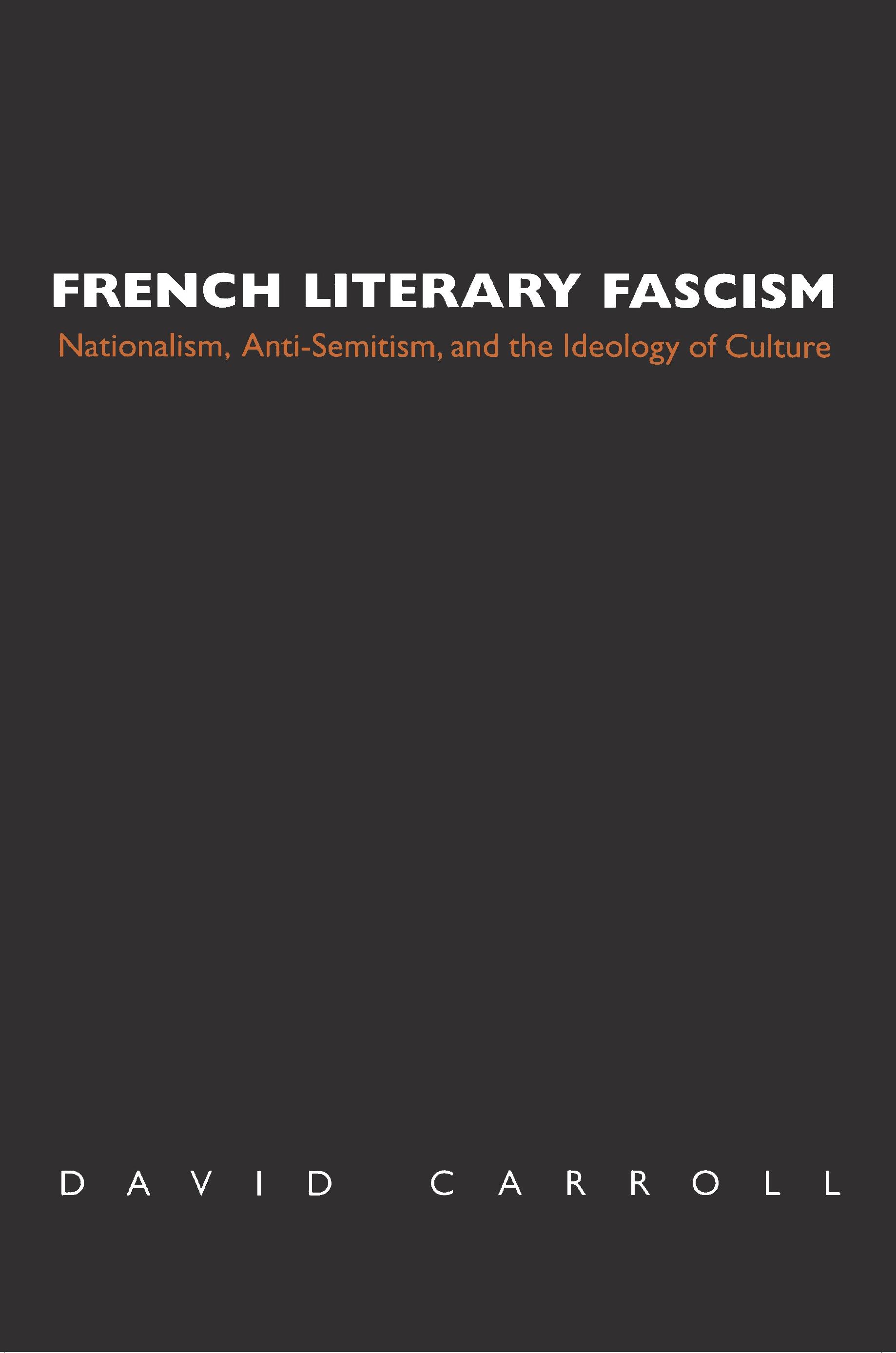 French Literary Fascism