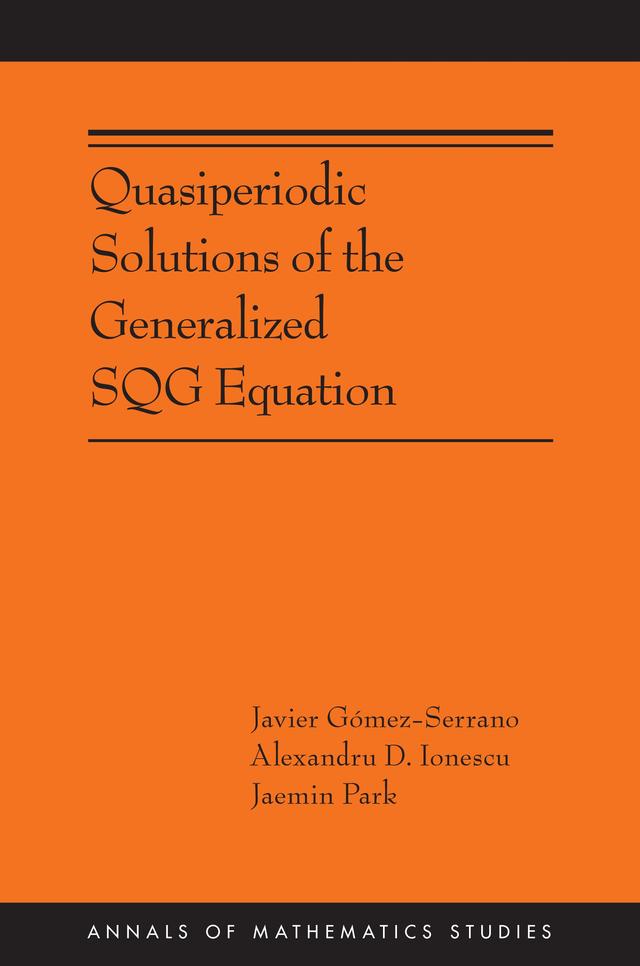 Quasiperiodic Solutions of the Generalized SQG Equation by Javier Gómez-Serrano
