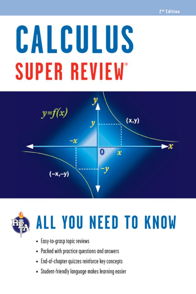 Calculus Super Review by Editors of REA