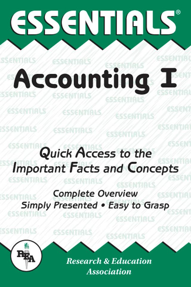 Accounting I Essentials by Duane R. Milano