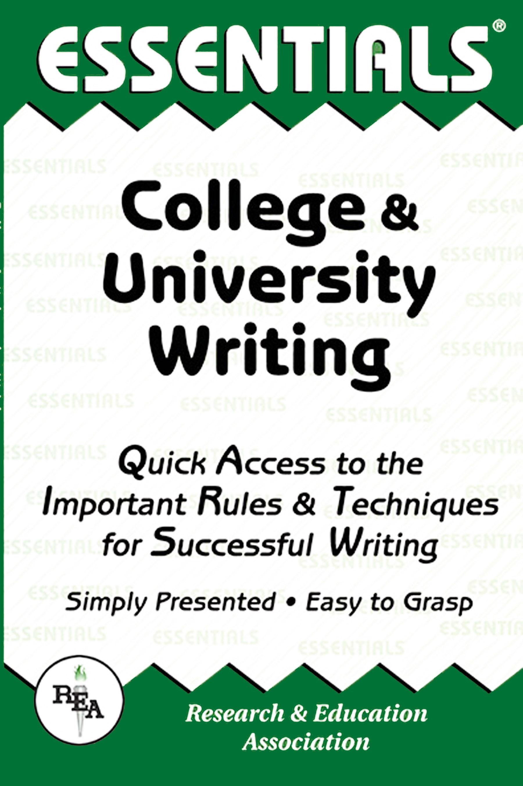 College and University Writing Essentials