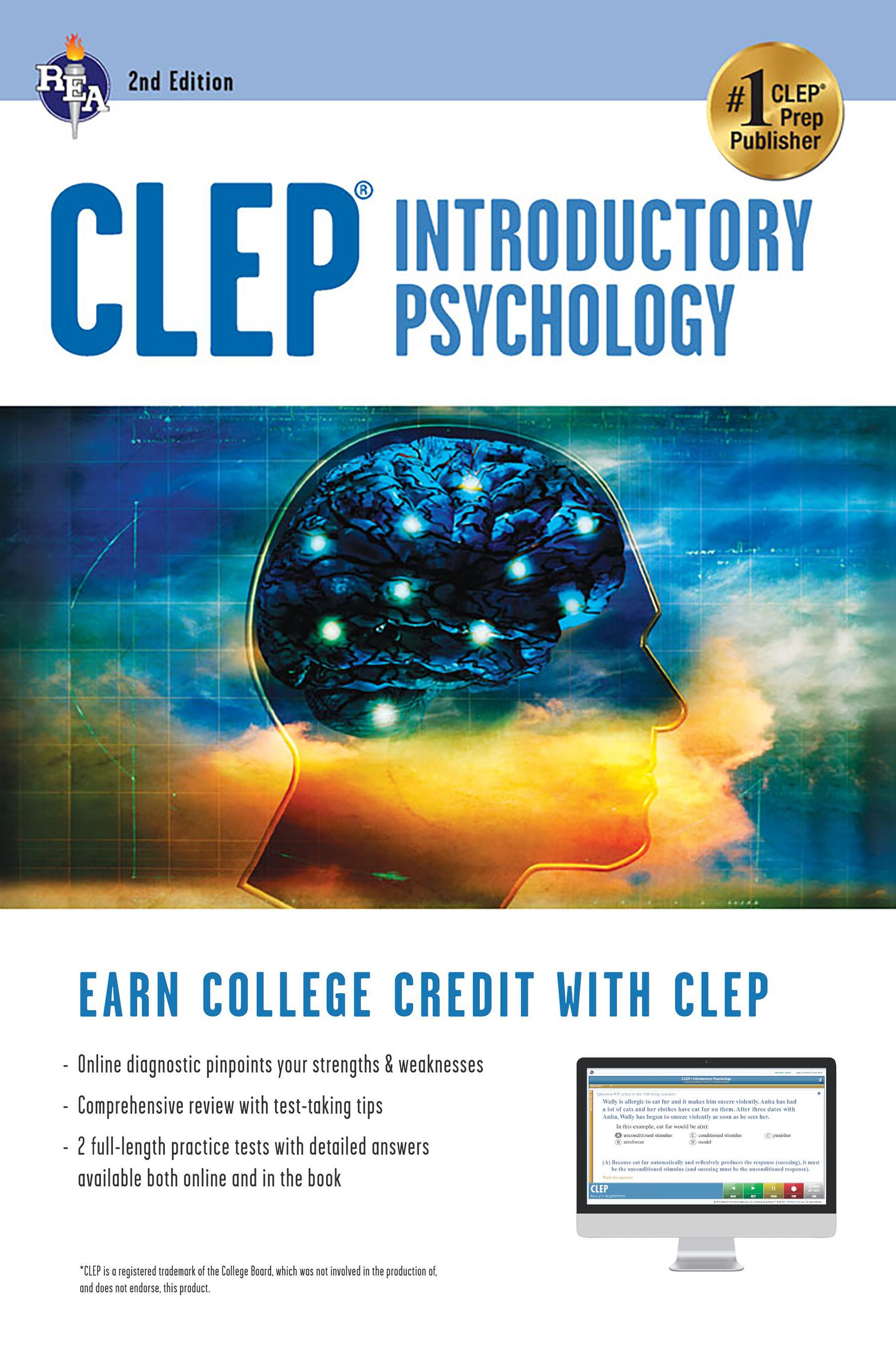 CLEP® Introductory Psychology Book + Online