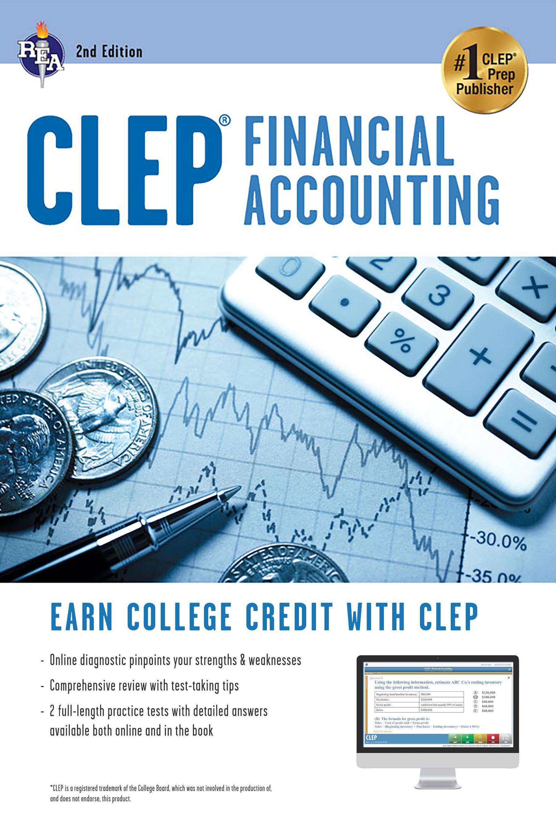 CLEP® Financial Accounting Book + Online