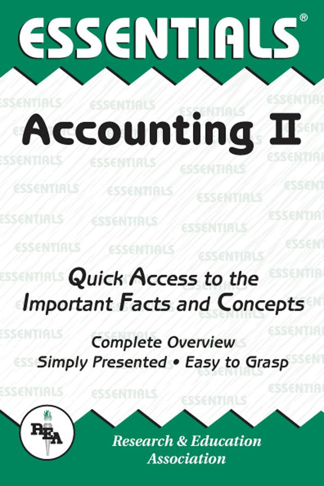 Accounting II Essentials by Duane R. Milano