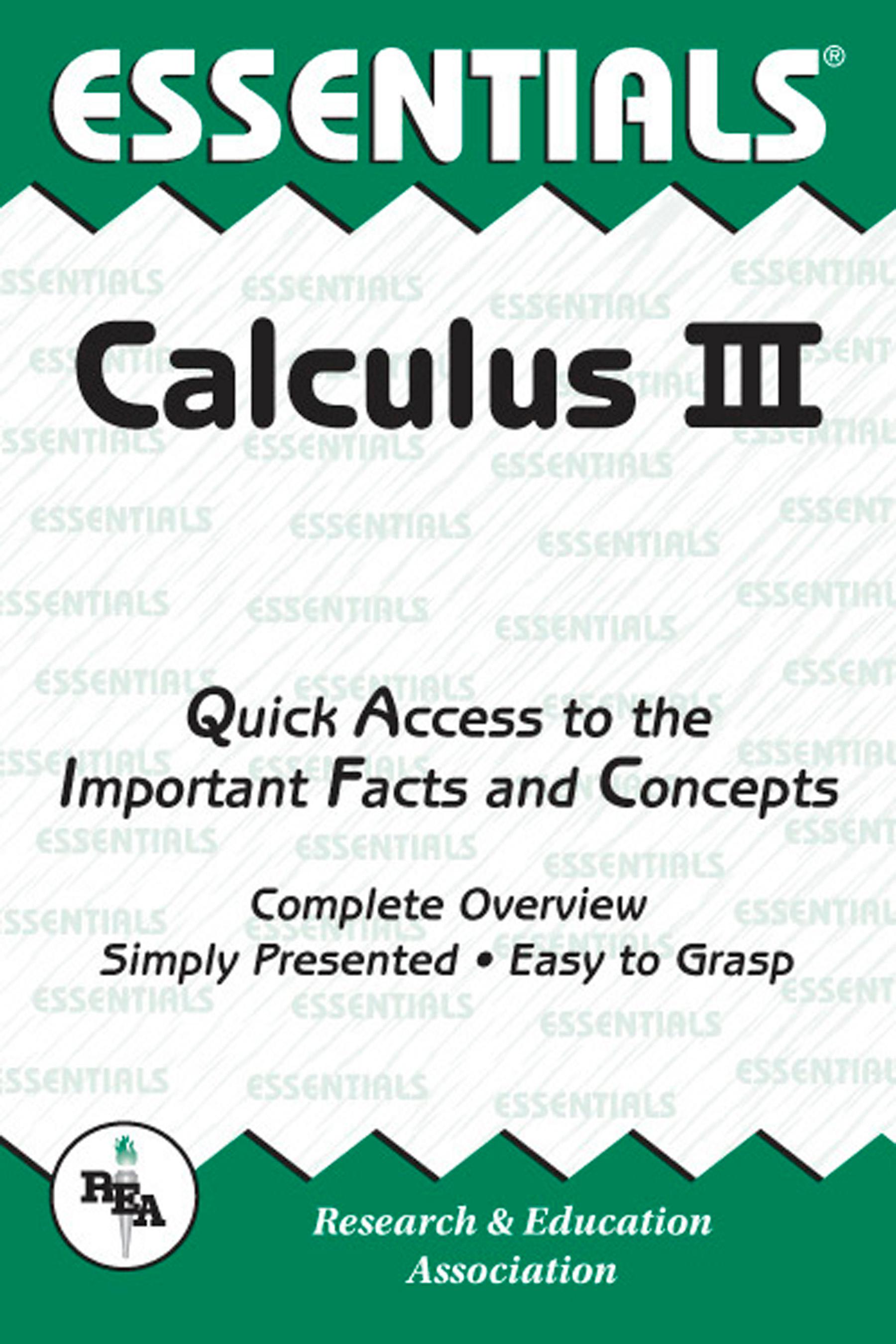 Calculus III Essentials