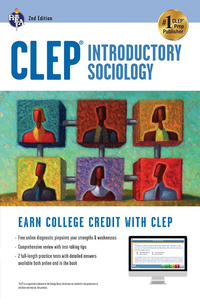 CLEP® Introductory Sociology Book + Online by William Egelman