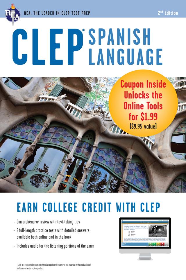 CLEP® Spanish Language: Levels 1 and 2 (Book + Online) by April Schneider, Lisa J. Goldman, Viviana Gyori