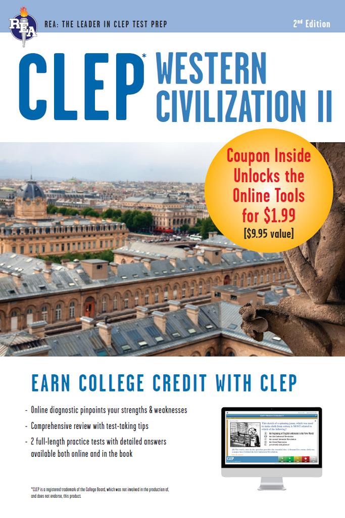CLEP® Western Civilization II Book + Online