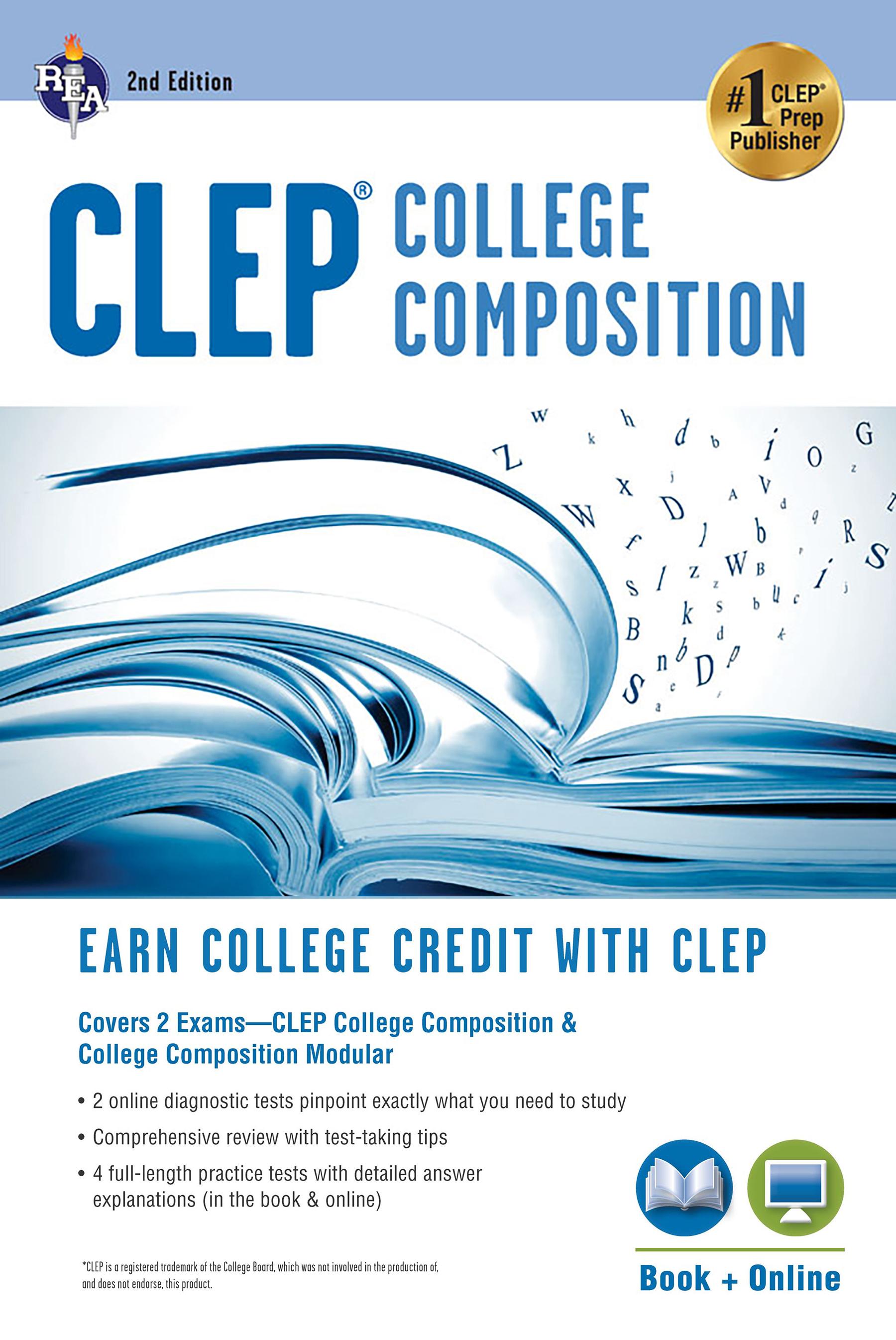 CLEP® College Composition 2nd Ed., Book + Online