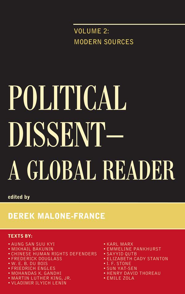 Political Dissent: A Global Reader