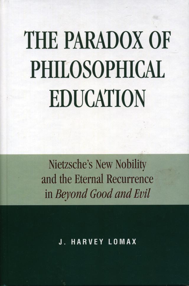 The Paradox of Philosophical Education by Harvey J. Lomax