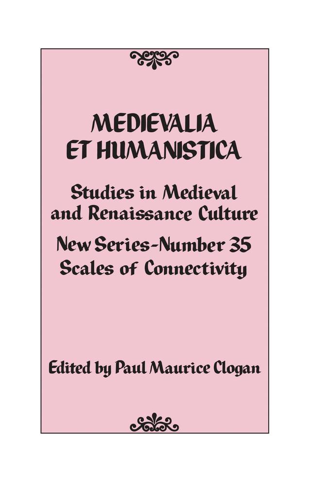 Medievalia et Humanistica, No. 35 by Paul Maurice Clogan