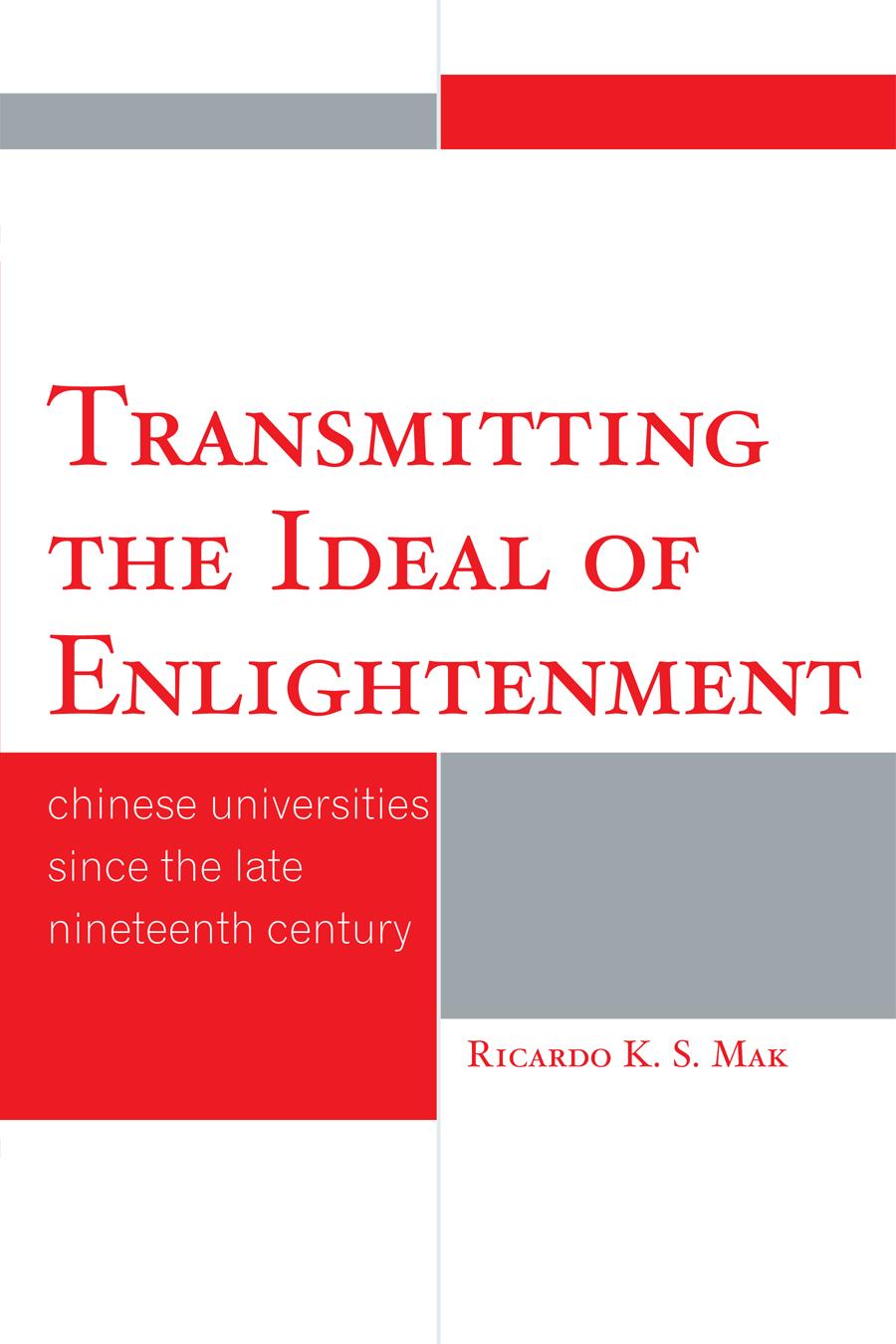 Transmitting the Ideal of Enlightenment