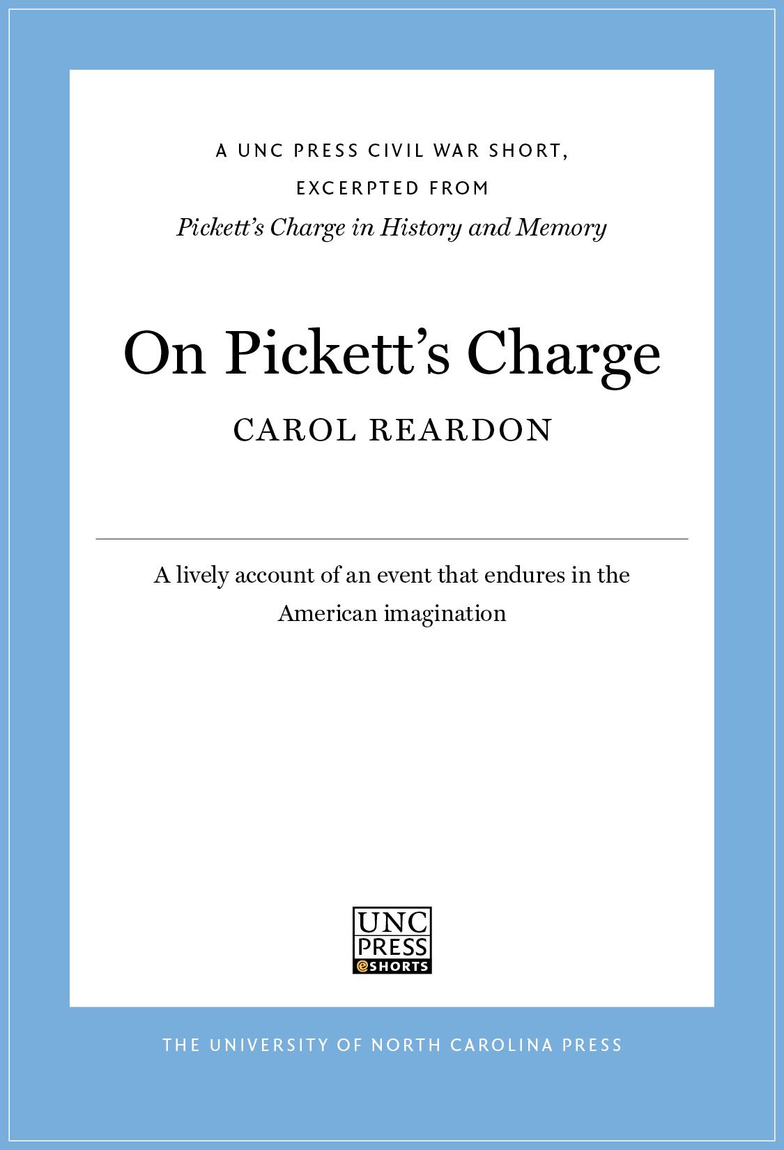 On Pickett’s Charge