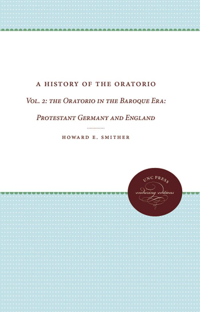 A History of the Oratorio