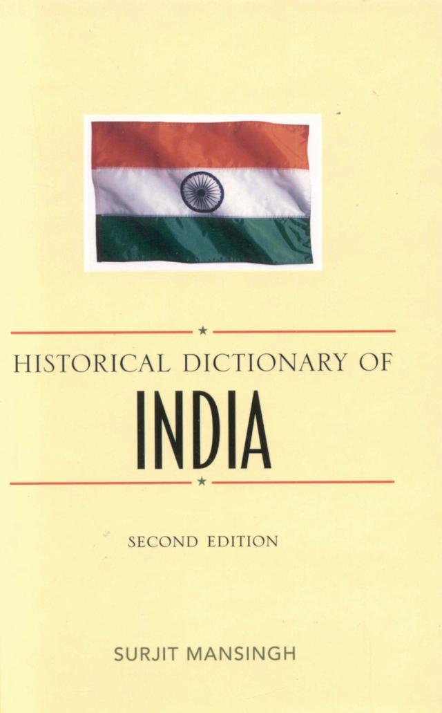 Historical Dictionary of India by 
