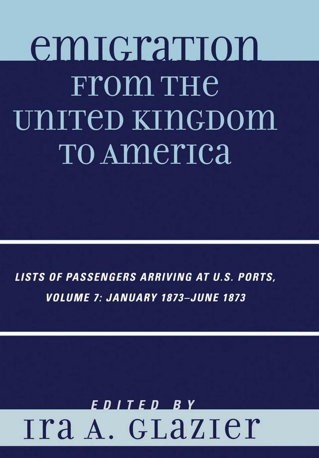 Emigration from the United Kingdom to America by 