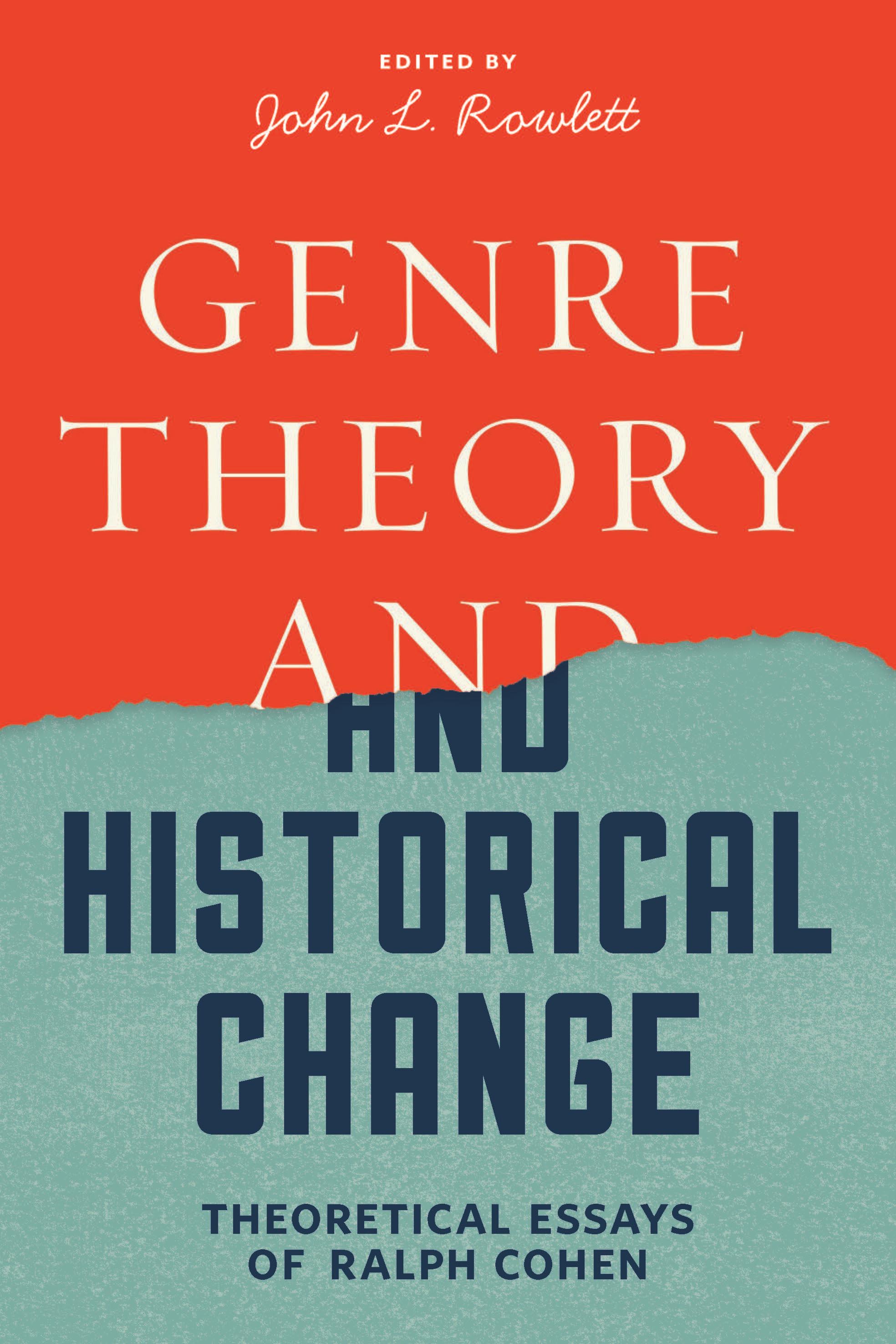 Genre Theory and Historical Change