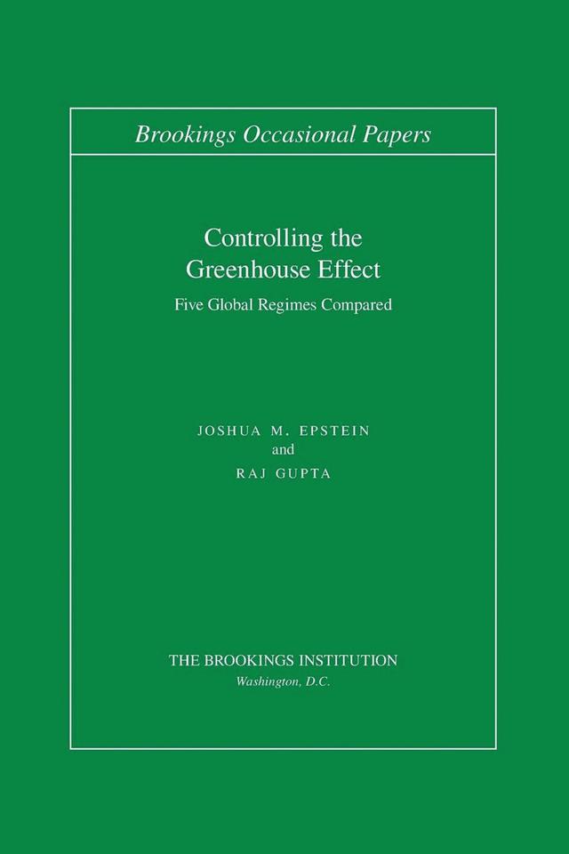 Controlling the Greenhouse Effect by Joshua M. Epstein, Raj Gupta