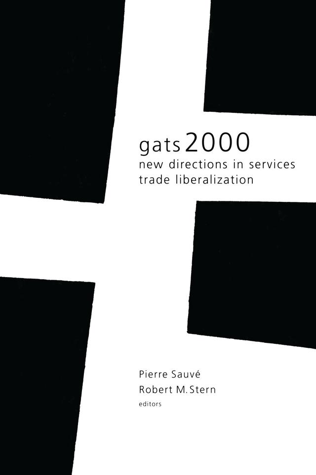 GATS 2000 by Pierre Sauve, Robert M. Stern