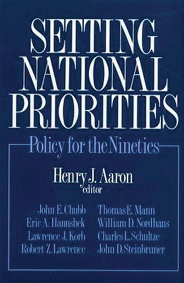 Setting National Priorities by Henry J. Aaron