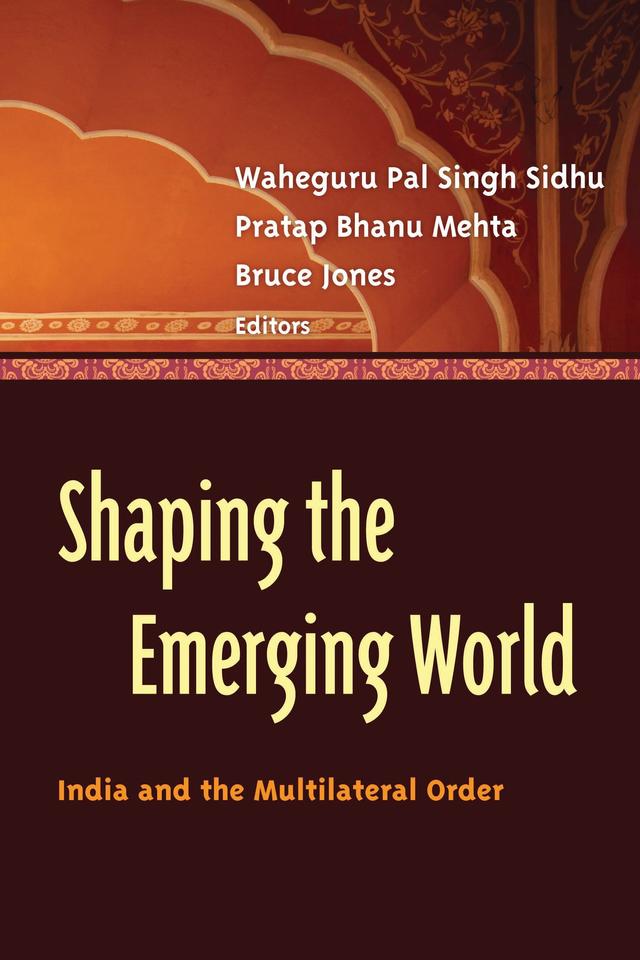 Shaping the Emerging World by Bruce D. Jones, Pratap Bhanu Mehta, Waheguru Pal Singh Sidhu