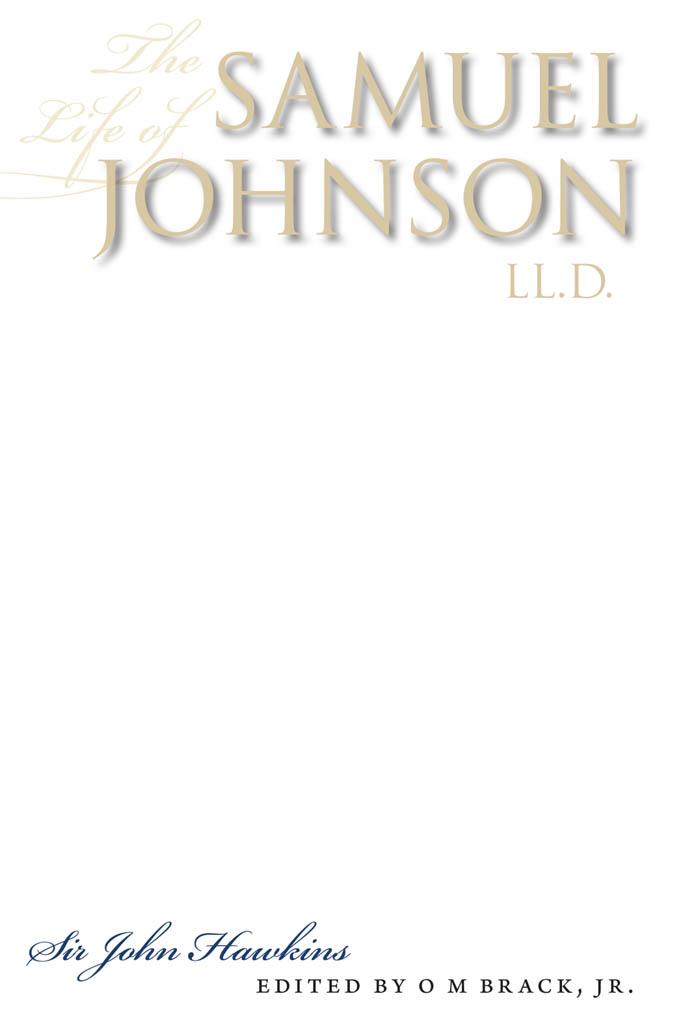 The Life of Samuel Johnson, LL.D.