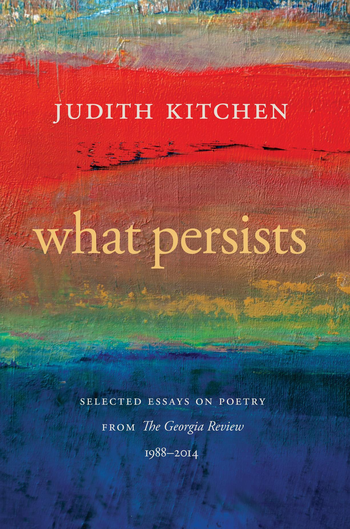 What Persists