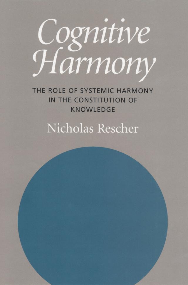 Cognitive Harmony by Nicholas Rescher