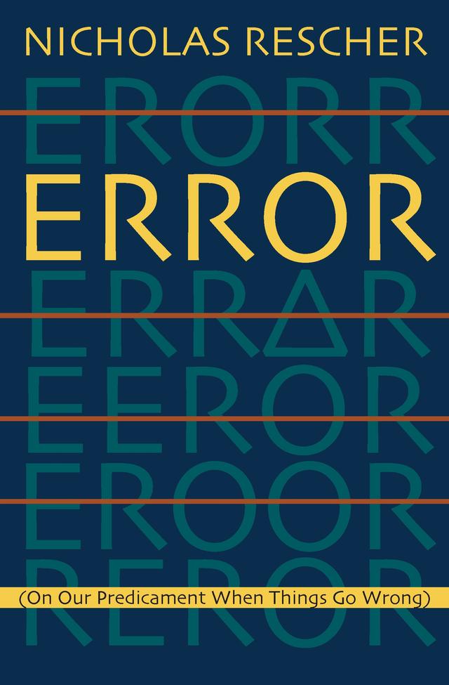 Error by Nicholas Rescher