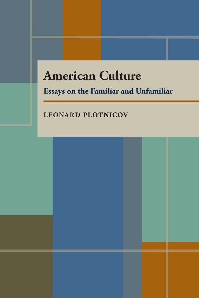 American Culture by Leonard Plotnicov