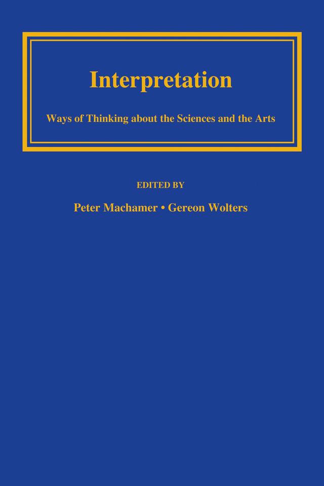 Interpretation by Gereon Wolters, Peter Machamer