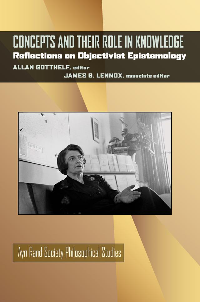 Concepts and Their Role in Knowledge by Allan  Gotthelf, James G. Lennox