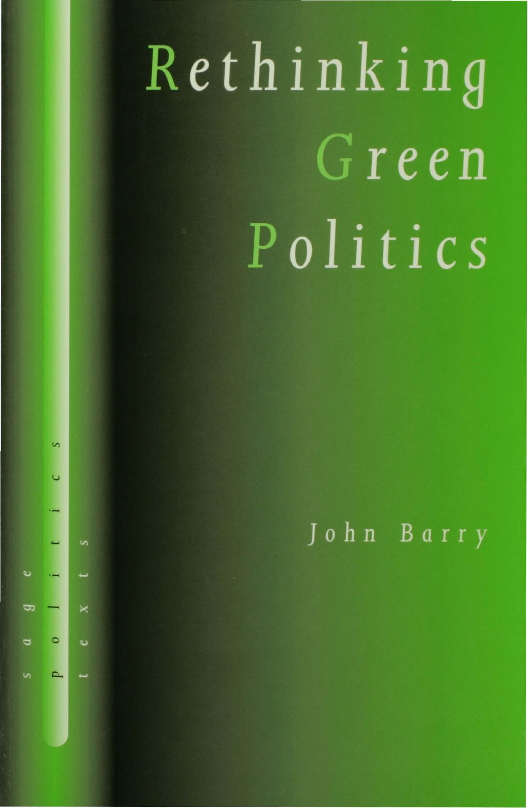 Rethinking Green Politics