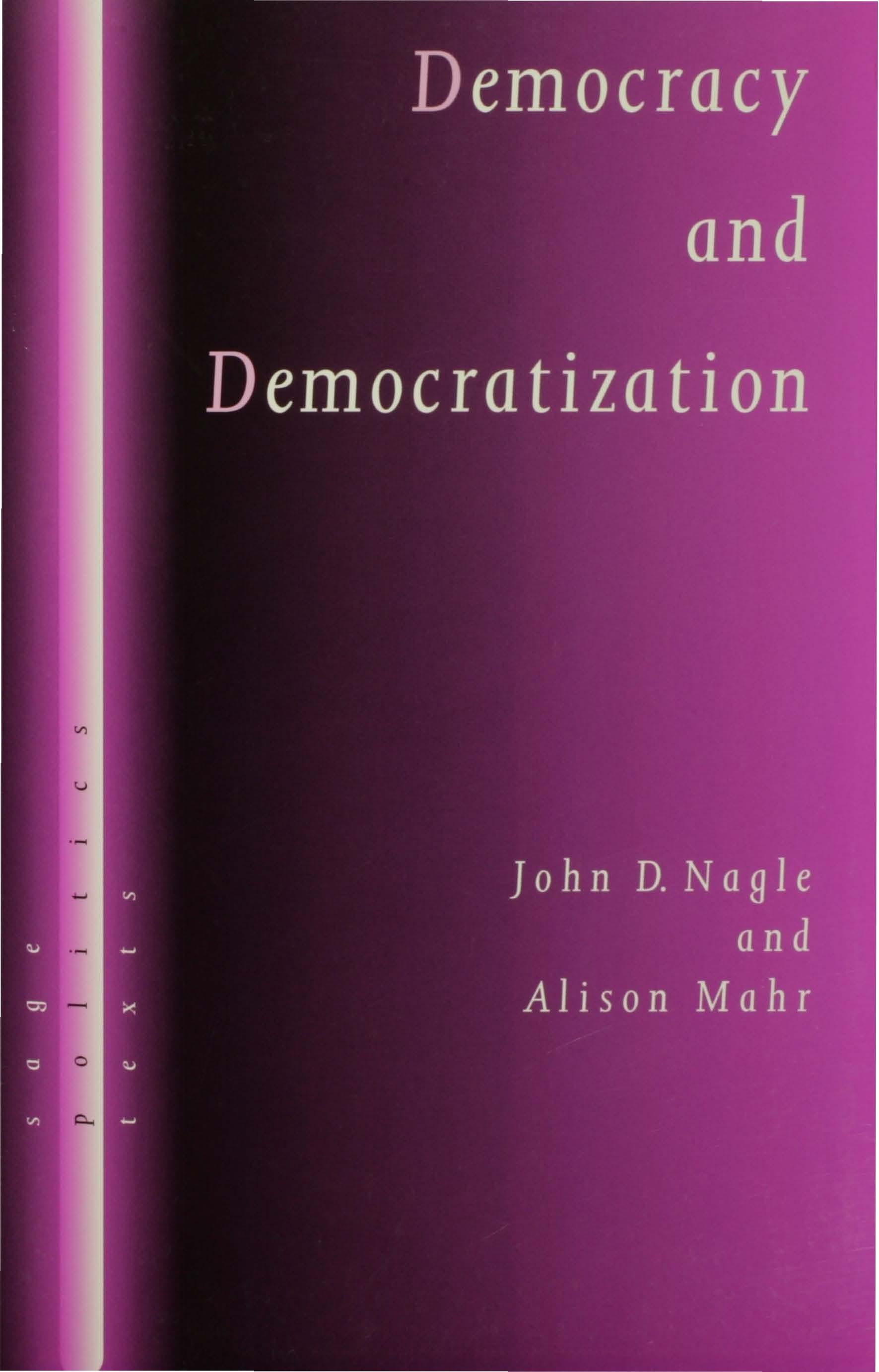 Democracy and Democratization