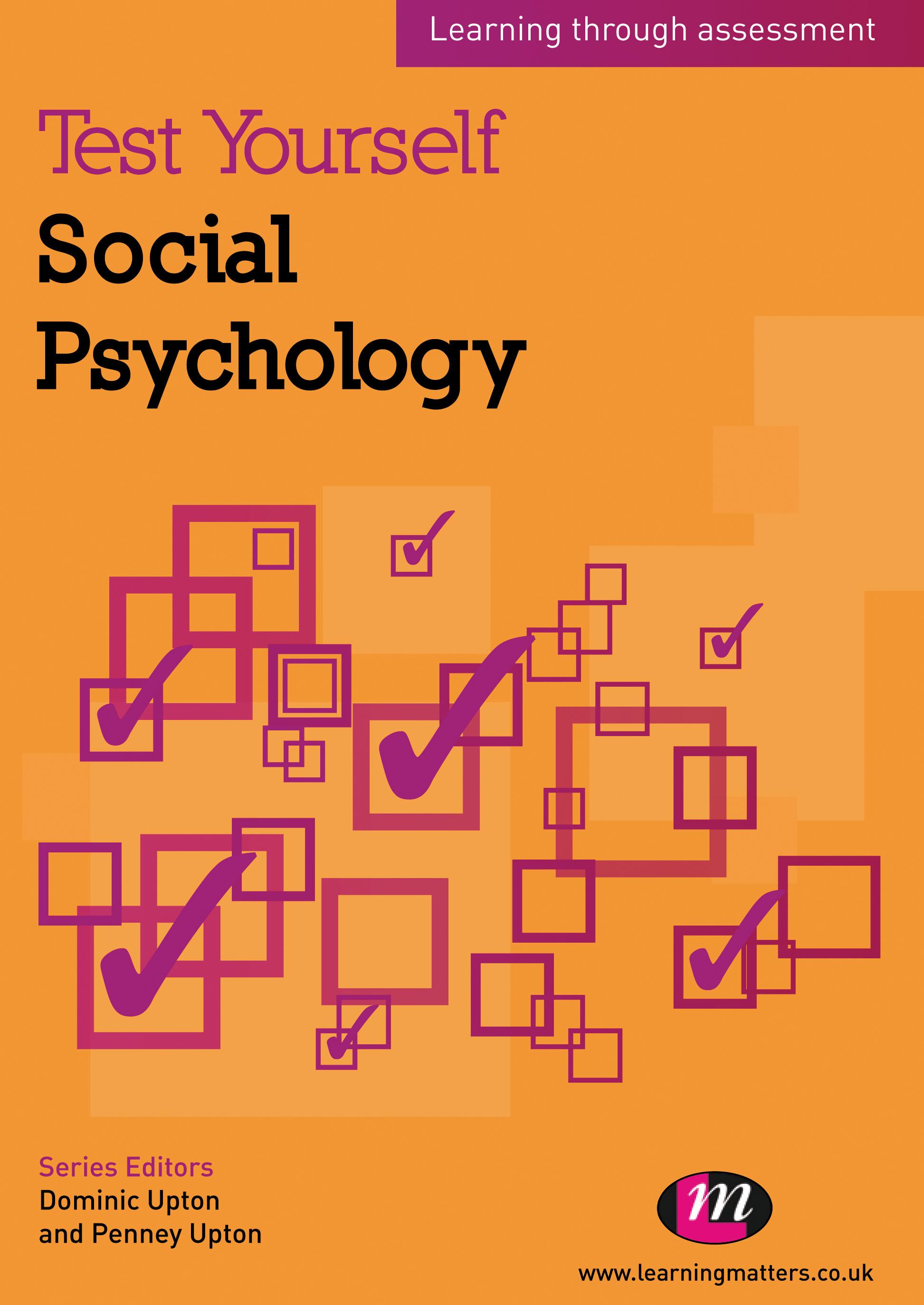Test Yourself: Social Psychology