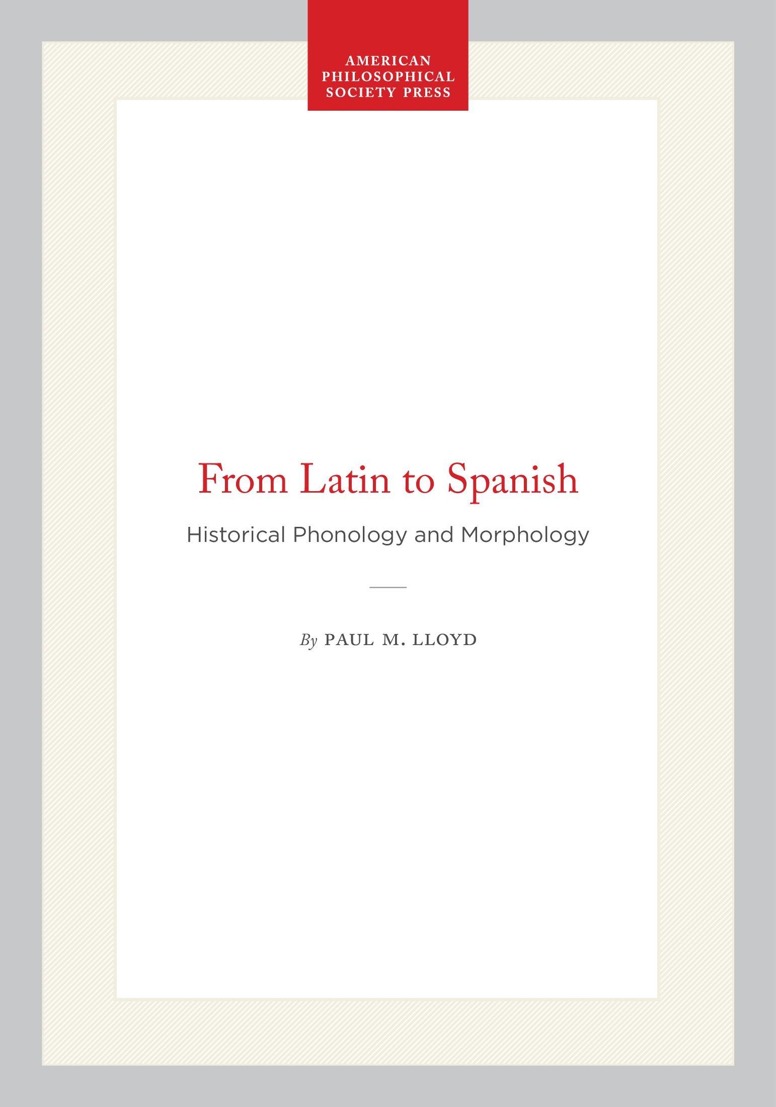 From Latin to Spanish