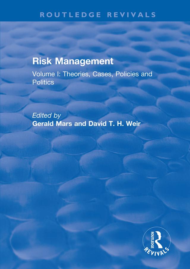 Risk Management by David T. H. Weir, Gerald Mars